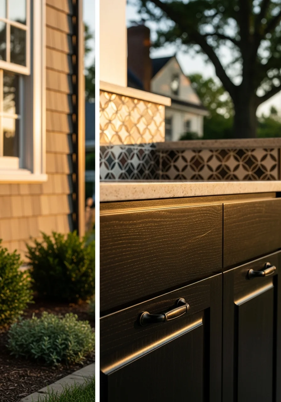 Detail of quality exterior work on a Bel Air home.