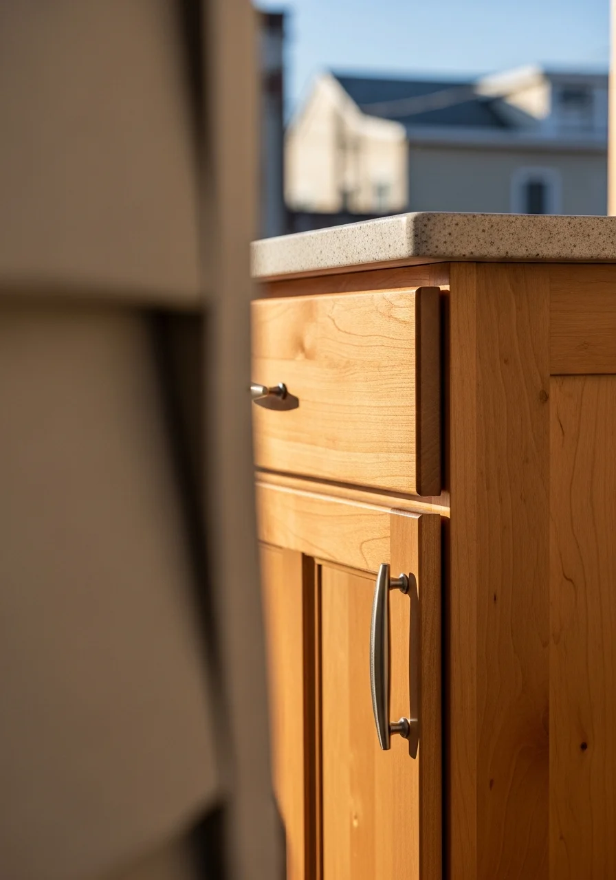 Close-up of quality workmanship on a Dundalk home exterior.
